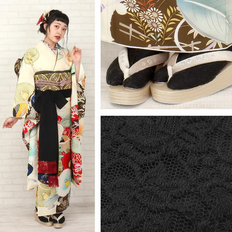 レース足袋　振袖