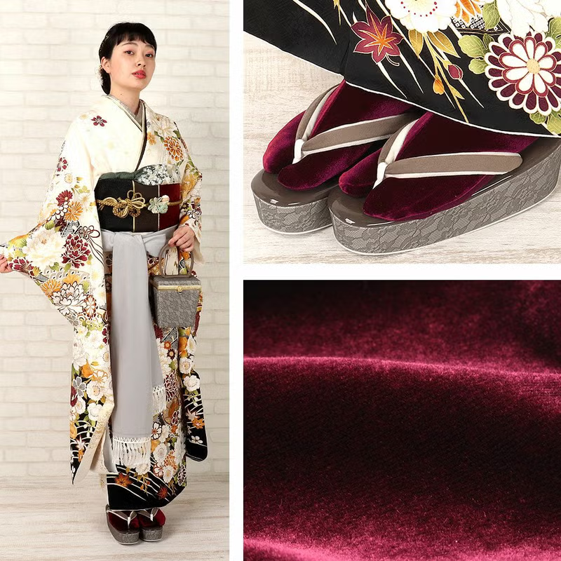 ベロア足袋　振袖
